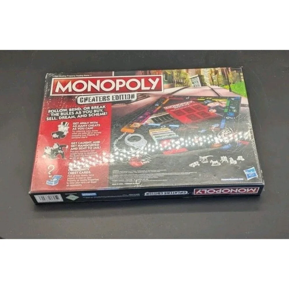 Hasbro Monopoly Game: Cheaters Edition Board Game (E1871)